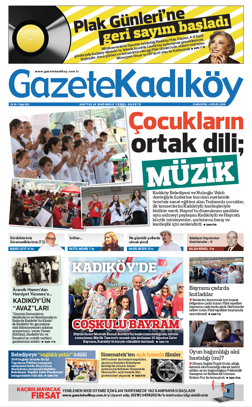 Gazete Kadıköy - 952. SAYI